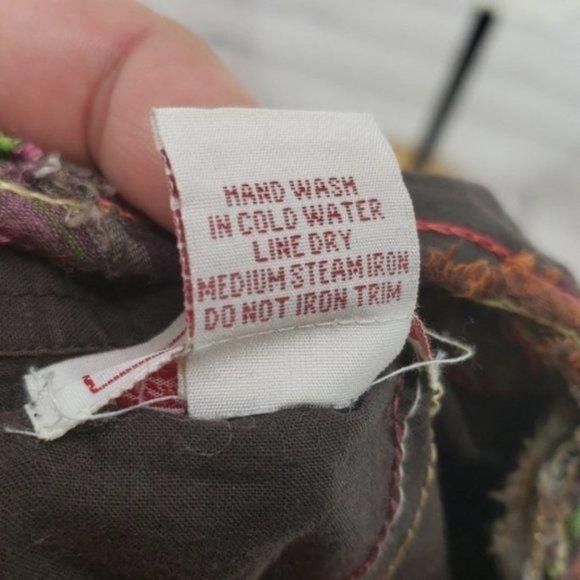 Ronnie Salloway large gyspy hobo button down shirt - Picture 8 of 8